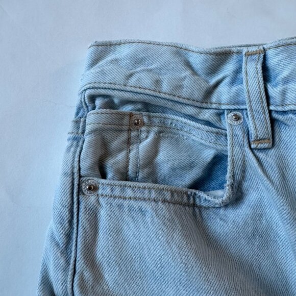 Slvrlake Womens 24 Dakota Light Wash Denim Jeans Blue Straight Leg High Rise - Picture 7 of 8